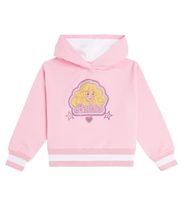 x Barbie® - Felpa in jersey di misto cotone | Monnalisa