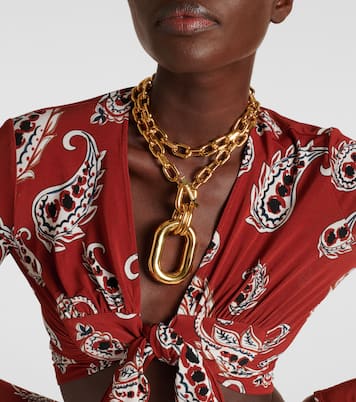 Collar XL Link con colgante | Rabanne