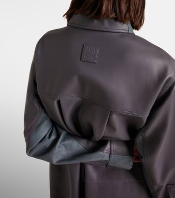 Hemdjacke aus Leder | Loewe