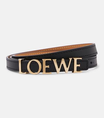 Cintura Slim in pelle con monogramma | Loewe