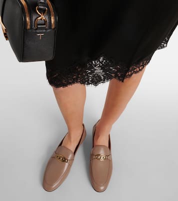Mocassini in pelle con logo | Tod's