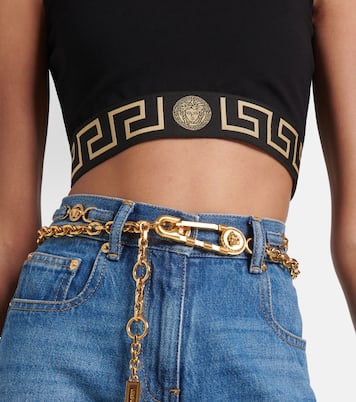Top cropped Greca Border | Versace