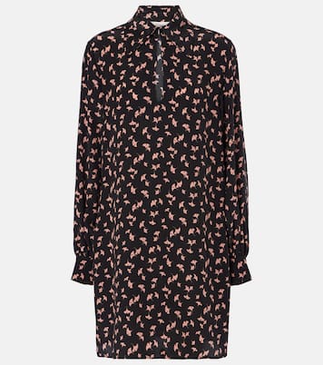 Abito corto in chiffon di seta | Chloé