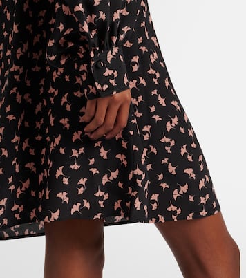 Abito corto in chiffon di seta | Chloé