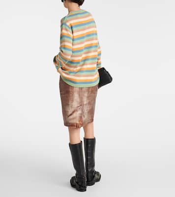 Pull rayé en coton | Acne Studios
