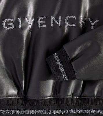 Giacca in similpelle con logo | Givenchy Kids