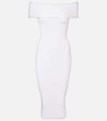 Off-Shoulder-Midikleid | Mugler