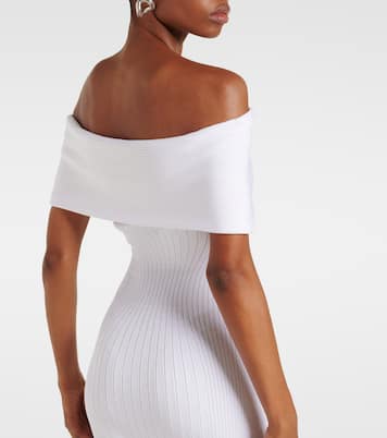 Off-Shoulder-Midikleid | Mugler