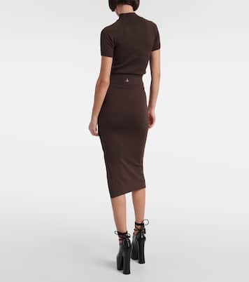 Jupe midi Pamela en laine | Vivienne Westwood
