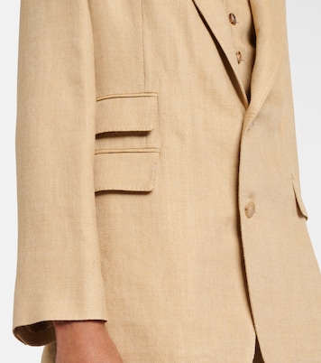 Blazer Russel in seta e lino | Ralph Lauren Collection