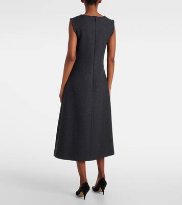 Abito midi Amor in misto lana e cashmere | The Row