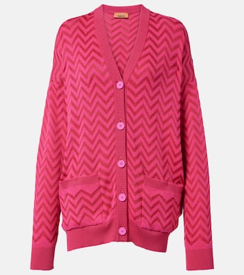 Cardigan in misto cotone a zig-zag | Missoni