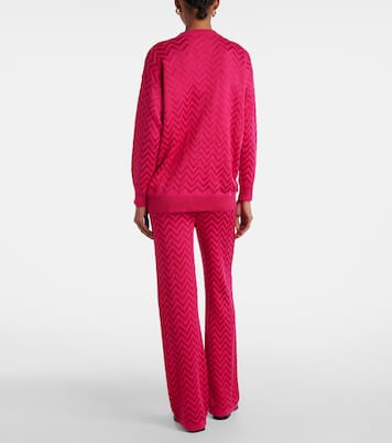 Cardigan in misto cotone a zig-zag | Missoni