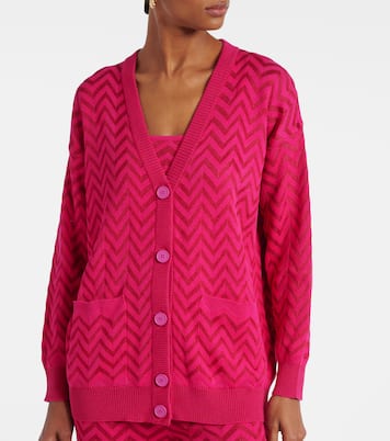 Cardigan in misto cotone a zig-zag | Missoni