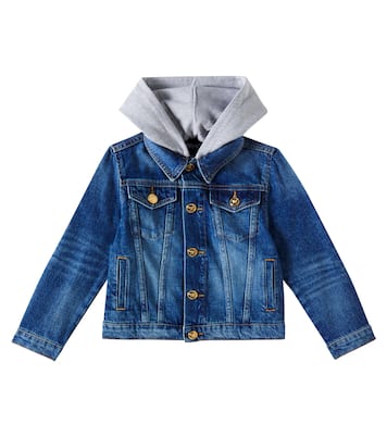 Veste en jean à logo | Versace Kids