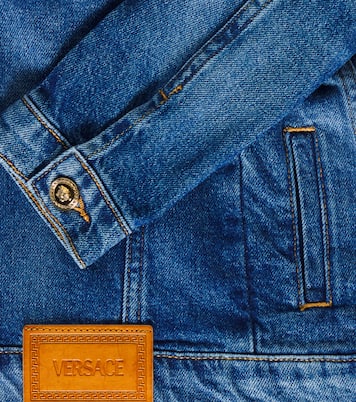 Veste en jean à logo | Versace Kids