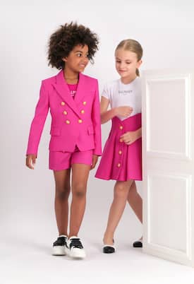 Kleid aus Wolle | Balmain Kids