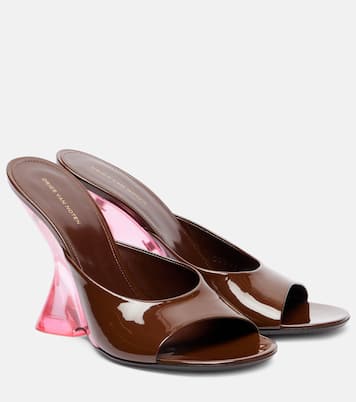 Mules Bulle 105 in vernice | Dries Van Noten