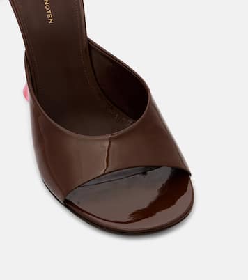 Mules Bulle 105 in vernice | Dries Van Noten