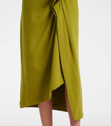 Jupe midi en coton | Dries Van Noten