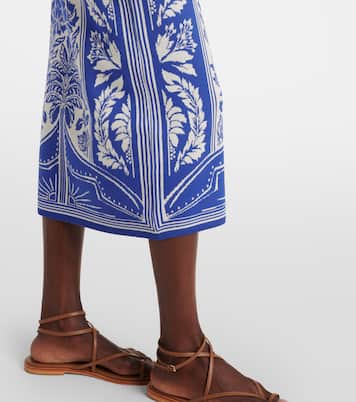 Falda midi de punto | Farm Rio
