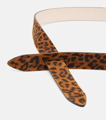 Cinturón Lecce de ante estampado | Isabel Marant