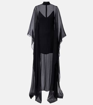 Lanzarote Garden crêpe chiffon kaftan | Taller Marmo