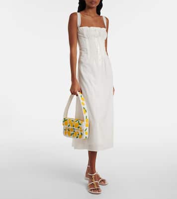 Tommy beaded shoulder bag | Staud