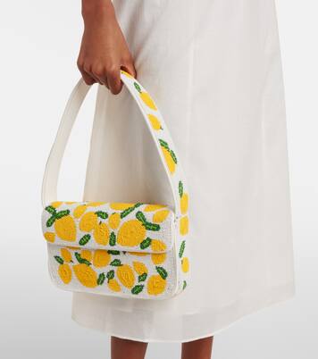 Tommy beaded shoulder bag | Staud