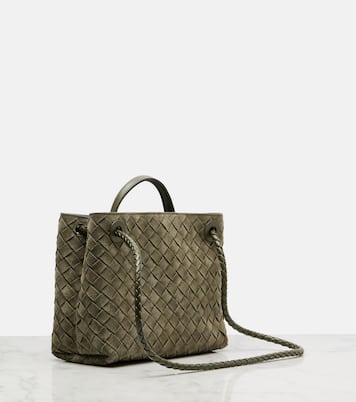 Tote Andiamo Small aus Veloursleder | Bottega Veneta