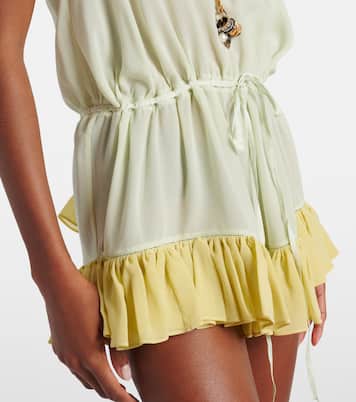 Ruffled silk romper | Chloé