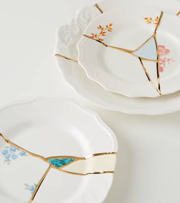 Kintsugi dessert plate by Marcantonio Raimondi Malerba | Seletti
