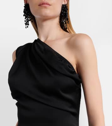Andreas draped one-shoulder satin gown | Vivienne Westwood