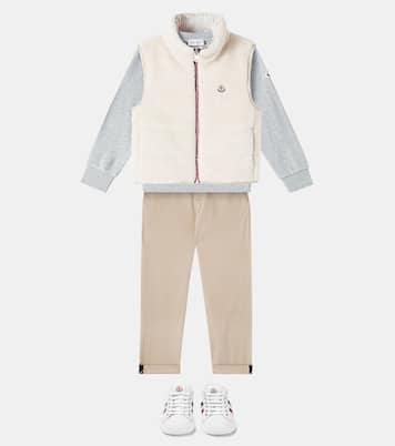 Orin faux shearling vest | Moncler Enfant