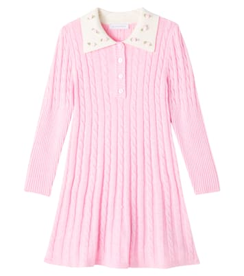 Kleid aus Wolle und Baumwolle | Monnalisa