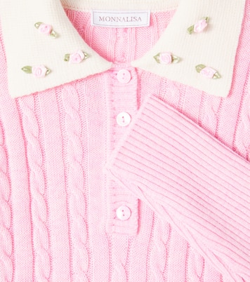 Kleid aus Wolle und Baumwolle | Monnalisa