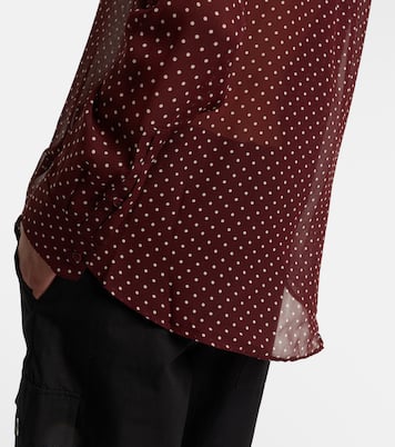 Chemise Gaia en soie à pois | Nili Lotan