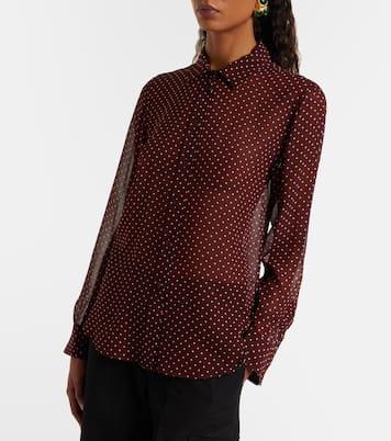 Chemise Gaia en soie à pois | Nili Lotan