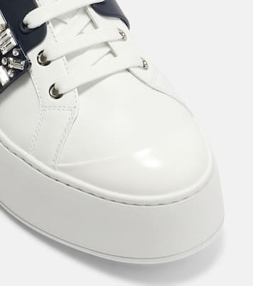 Viv Skate leather platform sneakers | Roger Vivier