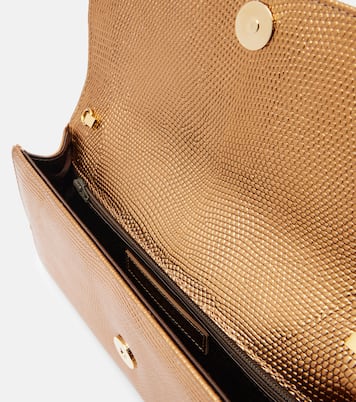 Maygot metallic leather clutch | Manolo Blahnik