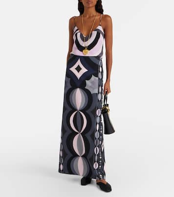 Falda larga Collane de seda | Pucci
