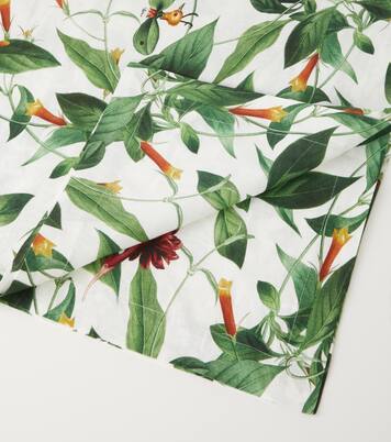 Bosco Blooms Large canvas tablecloth | La DoubleJ