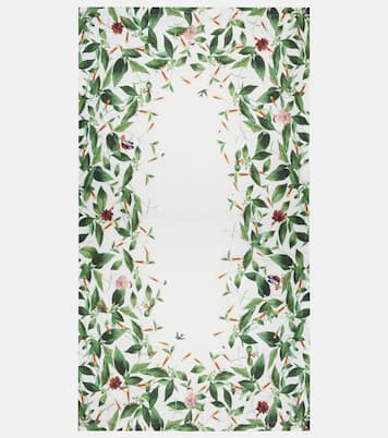 Bosco Blooms Large canvas tablecloth | La DoubleJ