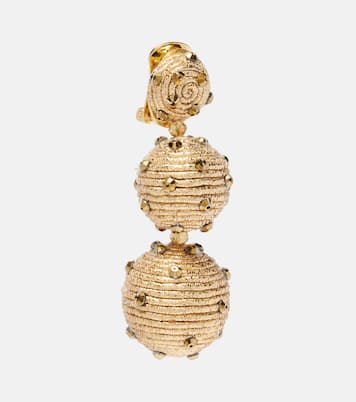 Verzierte Clip-Ohrringe | Oscar de la Renta