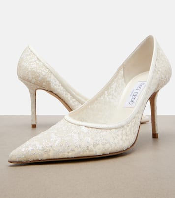 Pumps Love in tulle con ricamo | Jimmy Choo