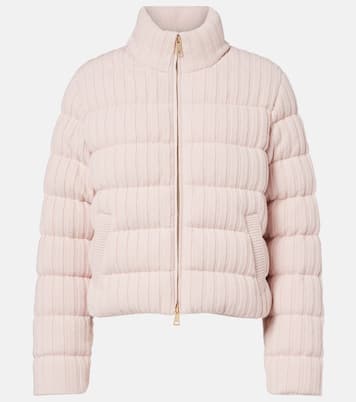 Daunenjacke aus Wolle und Kaschmir | Moncler