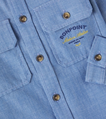 Eddy logo cotton shirt | Bonpoint