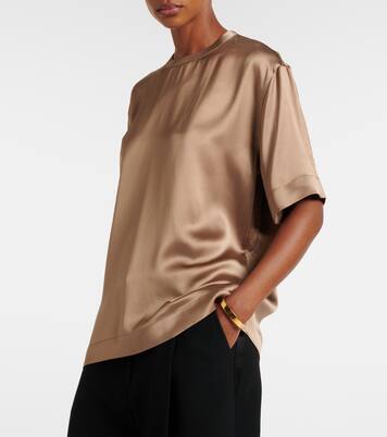 T-shirt en satin | Toteme