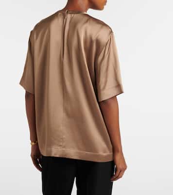 T-shirt en satin | Toteme