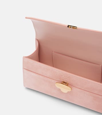 Henkeltasche Symmetry Pochette aus Veloursleder | Savette